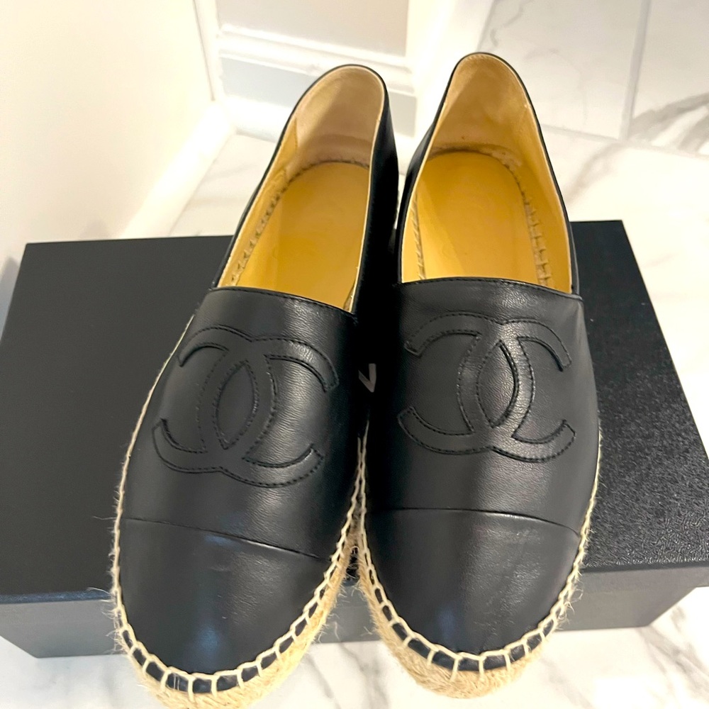 New Chanel Espadrilles Size 37 (7) - Picture 1 of 5